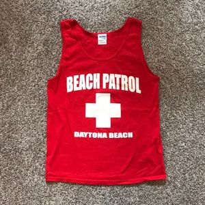 Daytona Beach Patrol red tank top